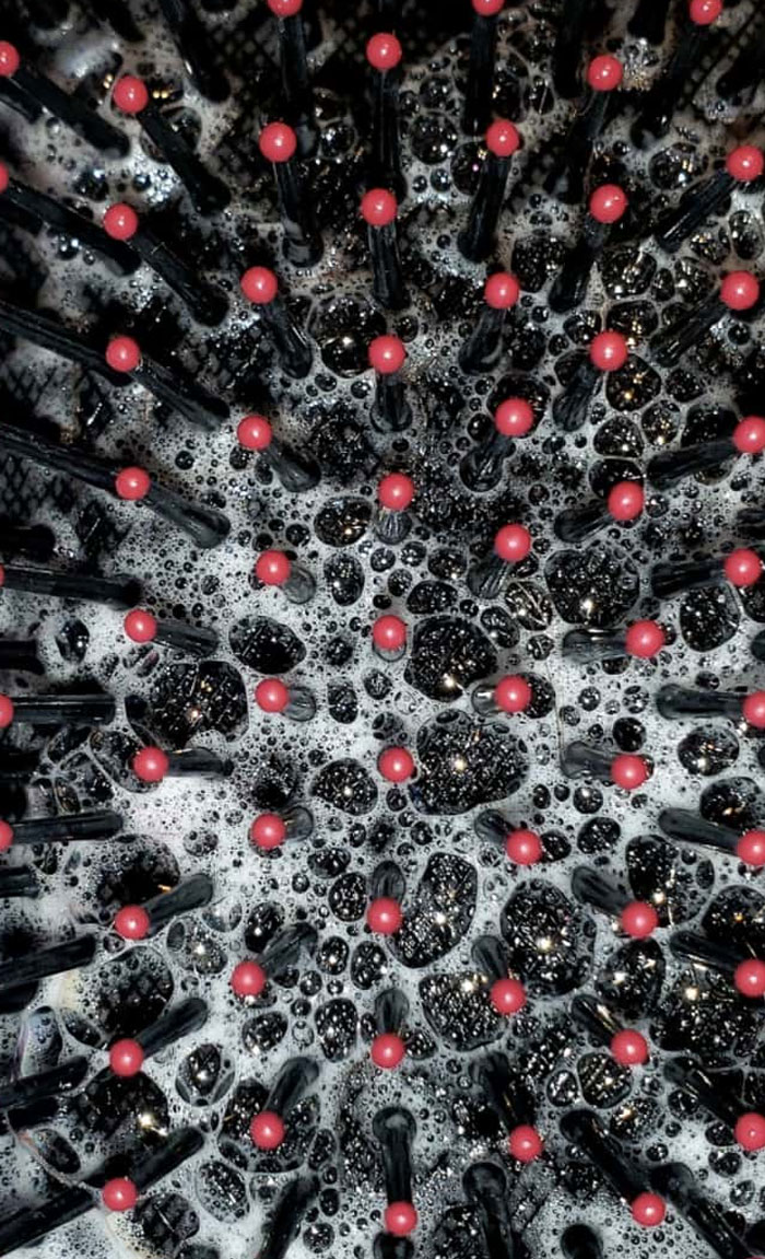 Just Washing A Hairbrush