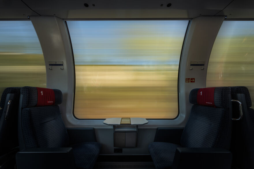 I Photographed The Same Train Window With Different Sceneries For 10 Days I Photographed The Same Train Window With Different Sceneries For 10 Days