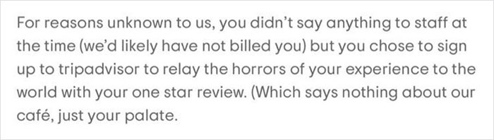 Customer Rates A Vegan Café With One Star Because They Didn't Have 'Normal' Milk, The Owner Replies With A Witty Comeback Customer Rates A Vegan Café With One Star Because They Didn't Have 'Normal' Milk, The Owner Replies With A Witty Comeback