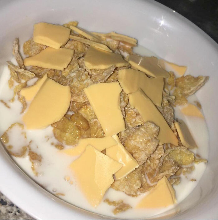 Frosted Flakes With Cheese
