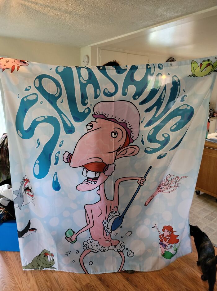 You Bet This Came Home With Me For 5$! Found At Value Village In Marysville Wa How Could Someone Donate This Beautiful Shower Curtain?!! It's Splashing!
