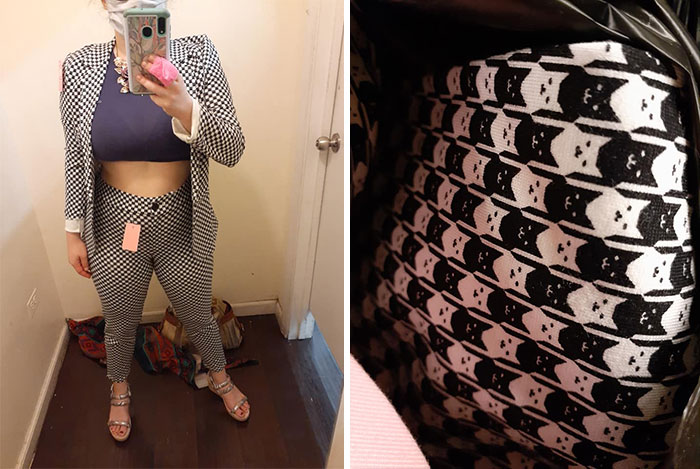 It Came Home With Me And I Plan To Get A Cat Bolo Tie. Presenting To The World My Thrifted New (To Me) Catstooth Suit.