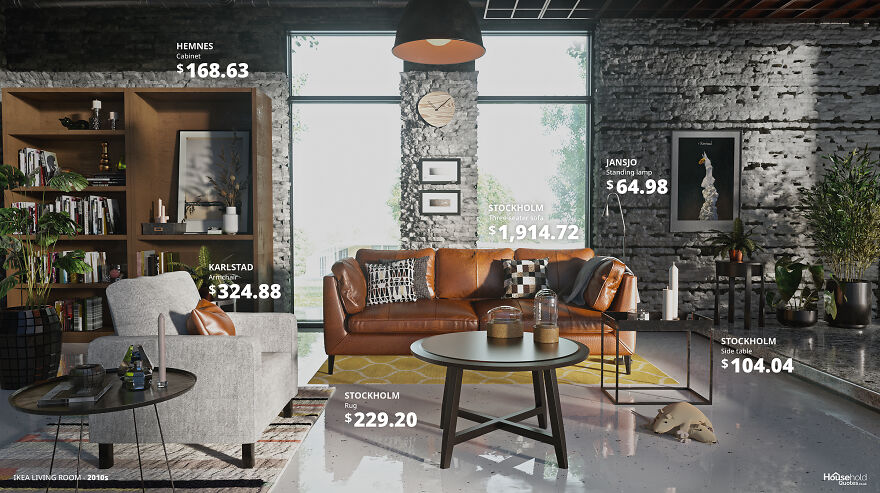 Here's The 70-Year Evolution Of The IKEA Living Room, From The '50s To '20s By Household Quotes Here's The 70-Year Evolution Of The IKEA Living Room, From The '50s To '20s By Household Quotes