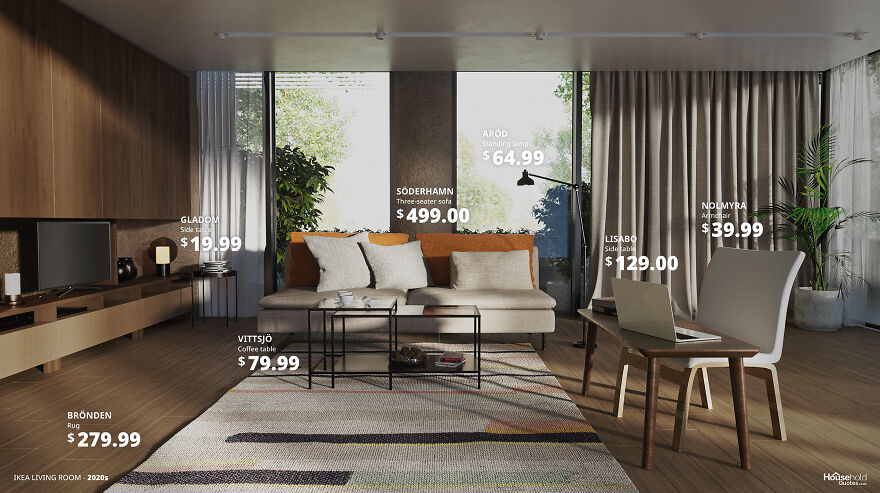 Here's The 70-Year Evolution Of The IKEA Living Room, From The '50s To '20s By Household Quotes Here's The 70-Year Evolution Of The IKEA Living Room, From The '50s To '20s By Household Quotes