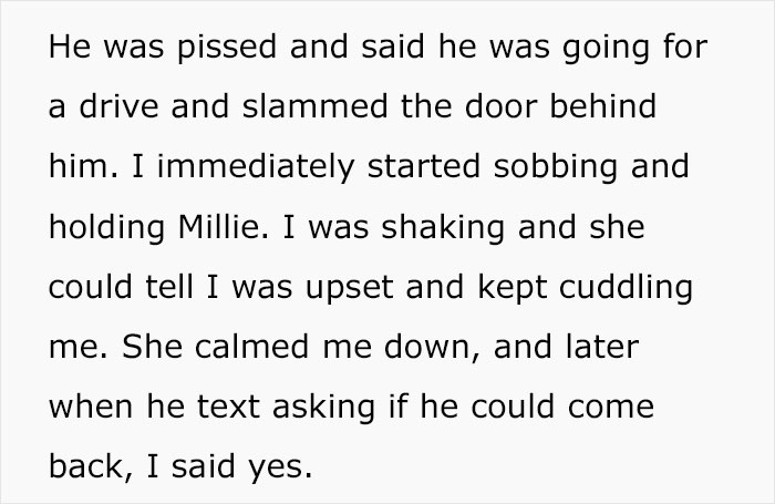 Woman Is Asking If She Was A Jerk For Kicking Her Boyfriend Out Of Her Apartment When She Overheard Him Talking Maliciously To Her Cat