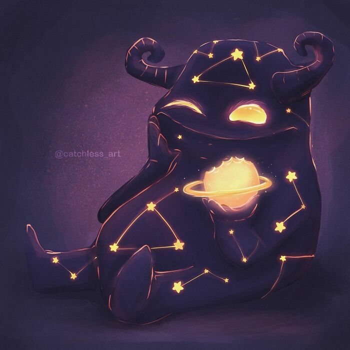 I Create Cute Glowing Monsters From Outer Space (28 Pics)