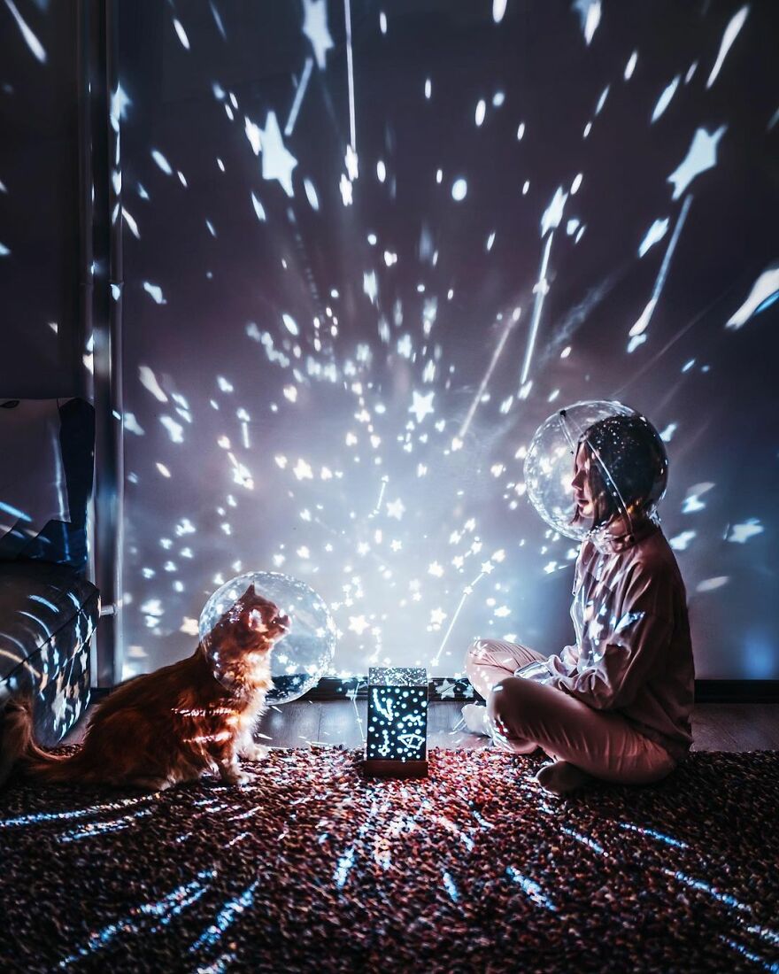 I Find Inspiration For My Pics In Balloons, Lanterns, And Bubbles