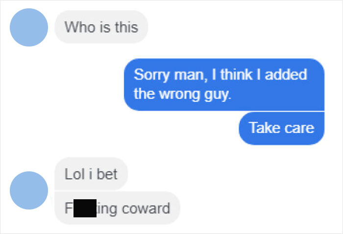 Accidentally Added The Wrong Guy On Facebook. Guess I'm A Coward Now