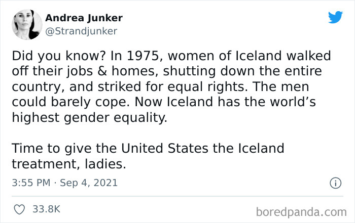 Iceland Has The World’s Highest Gender Equality