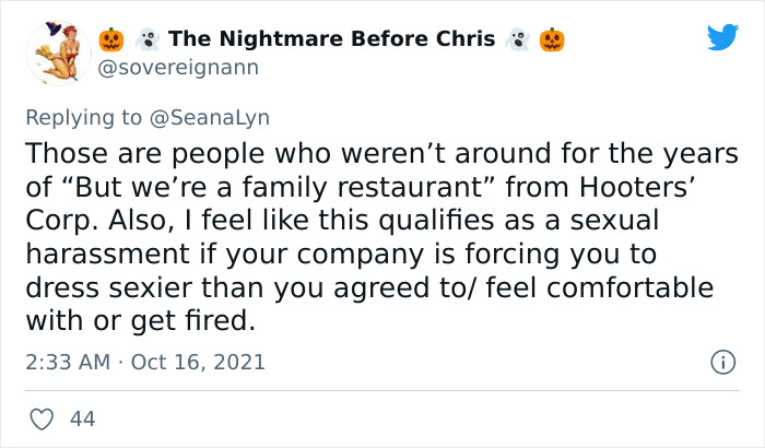 Hooters Backtracks After Employees Go Viral For Complaining About ‘Disturbing’ And ‘Sexist’ New Uniforms Hooters Backtracks After Employees Go Viral For Complaining About ‘Disturbing’ And ‘Sexist’ New Uniforms