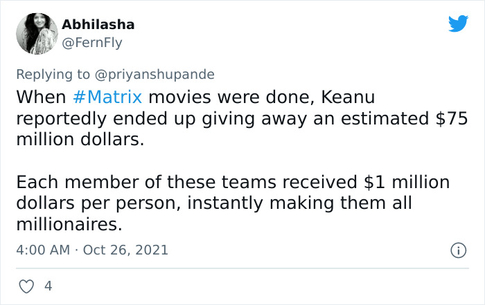 “Best Wrap Gift Ever”: Keanu Reeves Gifts His John Wick 4 Stuntmen A $10,000 Rolex Each As A Thank-You Gift “Best Wrap Gift Ever”: Keanu Reeves Gifts His John Wick 4 Stuntmen A $10,000 Rolex Each As A Thank-You Gift