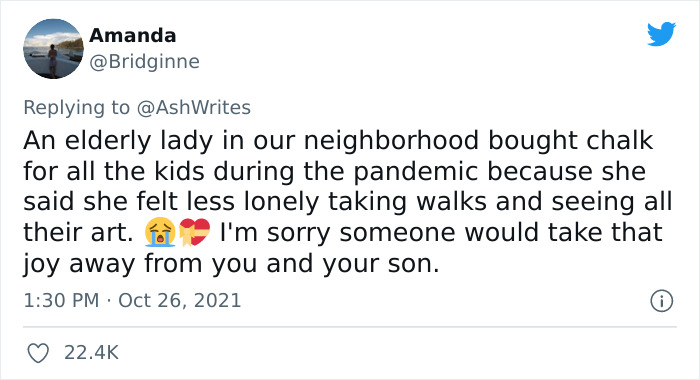 Mom Writes A Letter In Sidewalk Chalk To ‘Karen Neighbor’ Who Complained About Her Toddler’s Drawings And It’s Going Viral Mom Writes A Letter In Sidewalk Chalk To ‘Karen Neighbor’ Who Complained About Her Toddler’s Drawings And It’s Going Viral