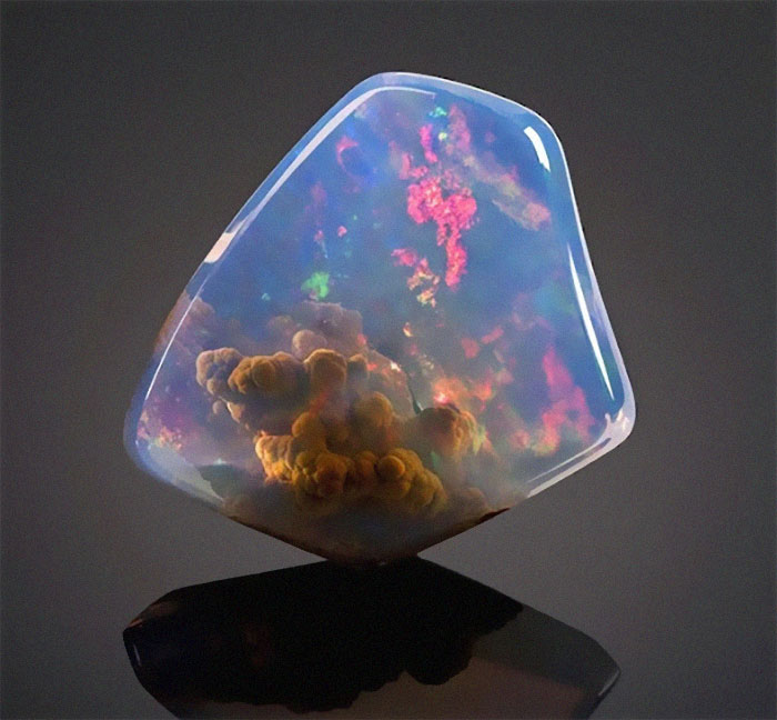 Galaxy In Opal