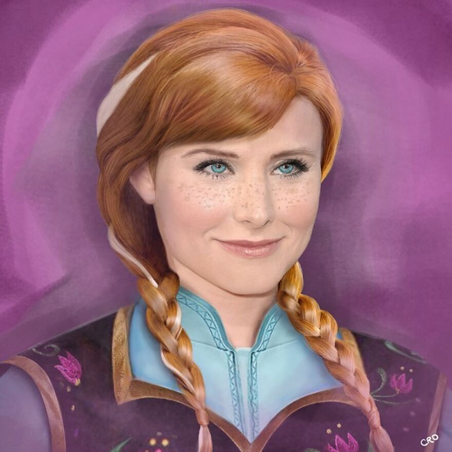 Kristen Bell As Anna From “Frozen”