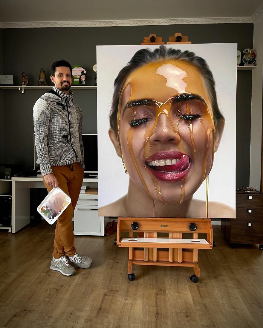 Brazilian Artist Creates Oil Paintings That Look Like Photographs (45 Pics)