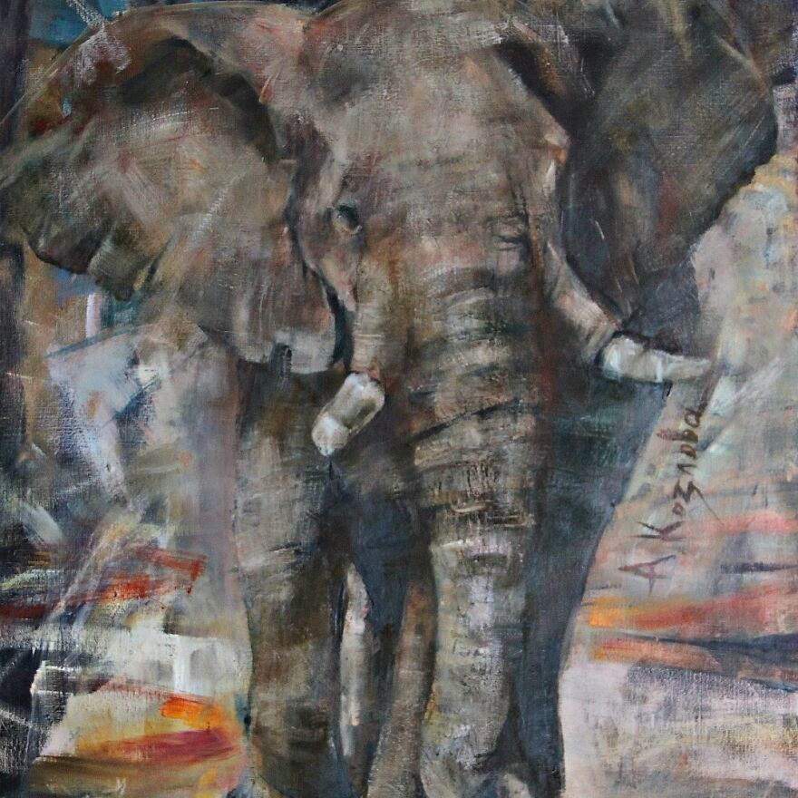 I Paint Elephants For Good Luck (5 Pics)