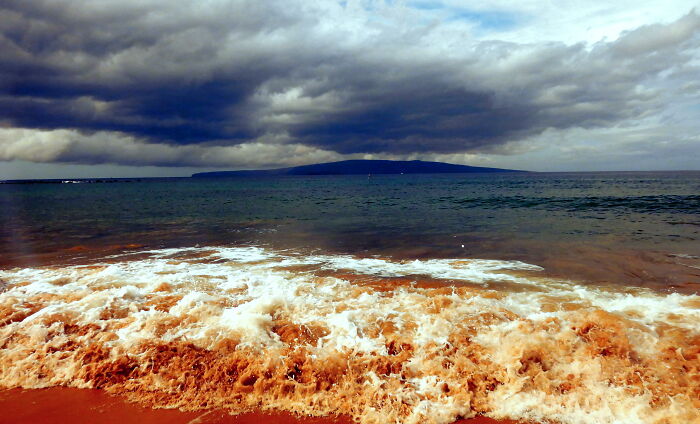 This Storm Went Past To The West Of Us, From Kihei, Maui, Hawaii