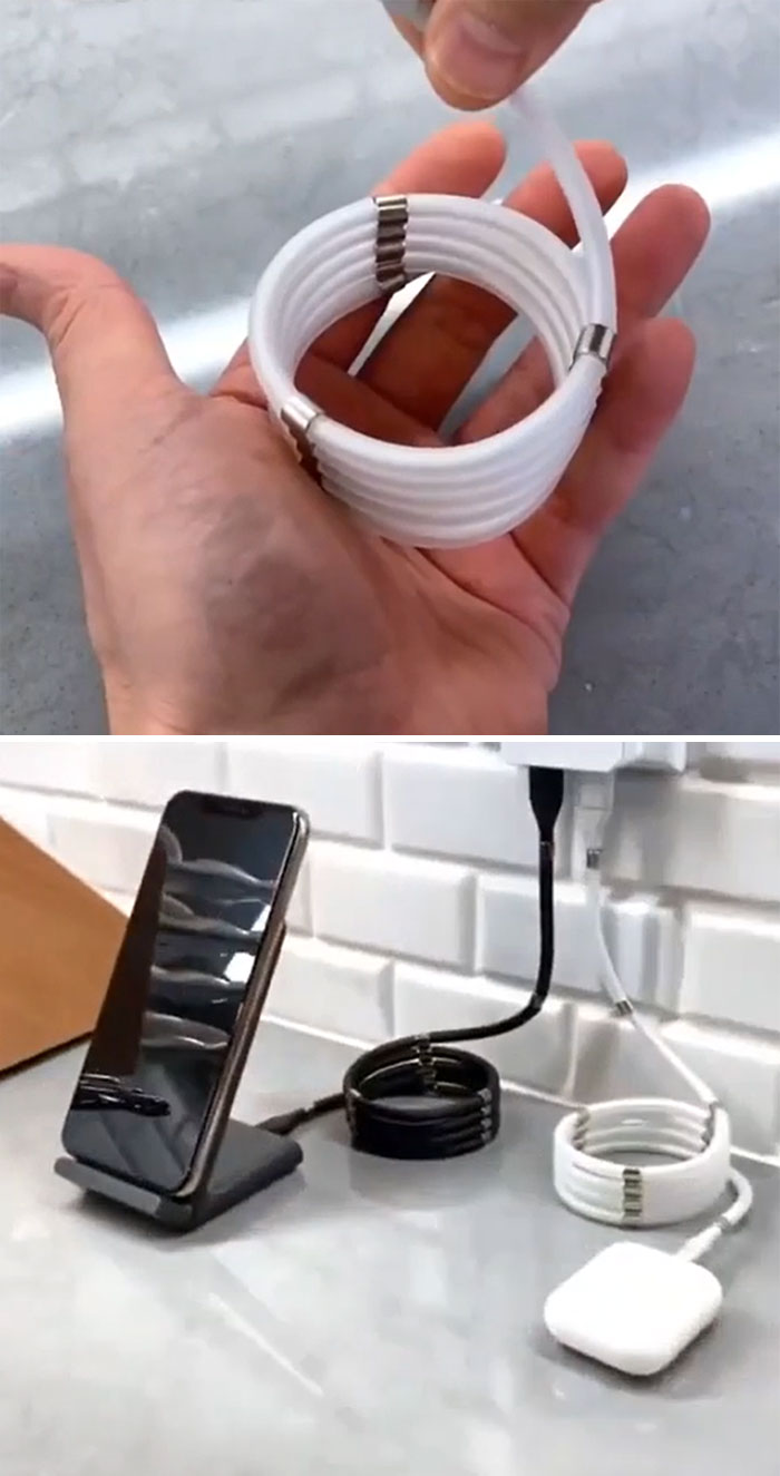 This Charging Chord Designed To Eliminate Unnecessary Slack