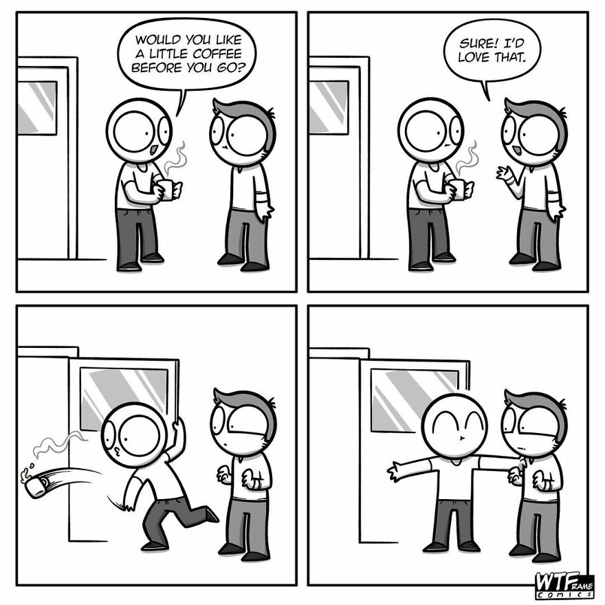 Hilarious Comics With Unexpected Endings By "What The Frame Comics"