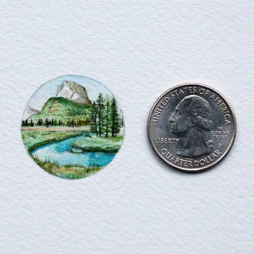 I Want You To Stop And Appreciate The Little Things In Life So I Create Miniature Paintings