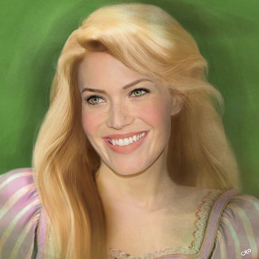 Mandy Moore As Rapunzel From “Tangled”