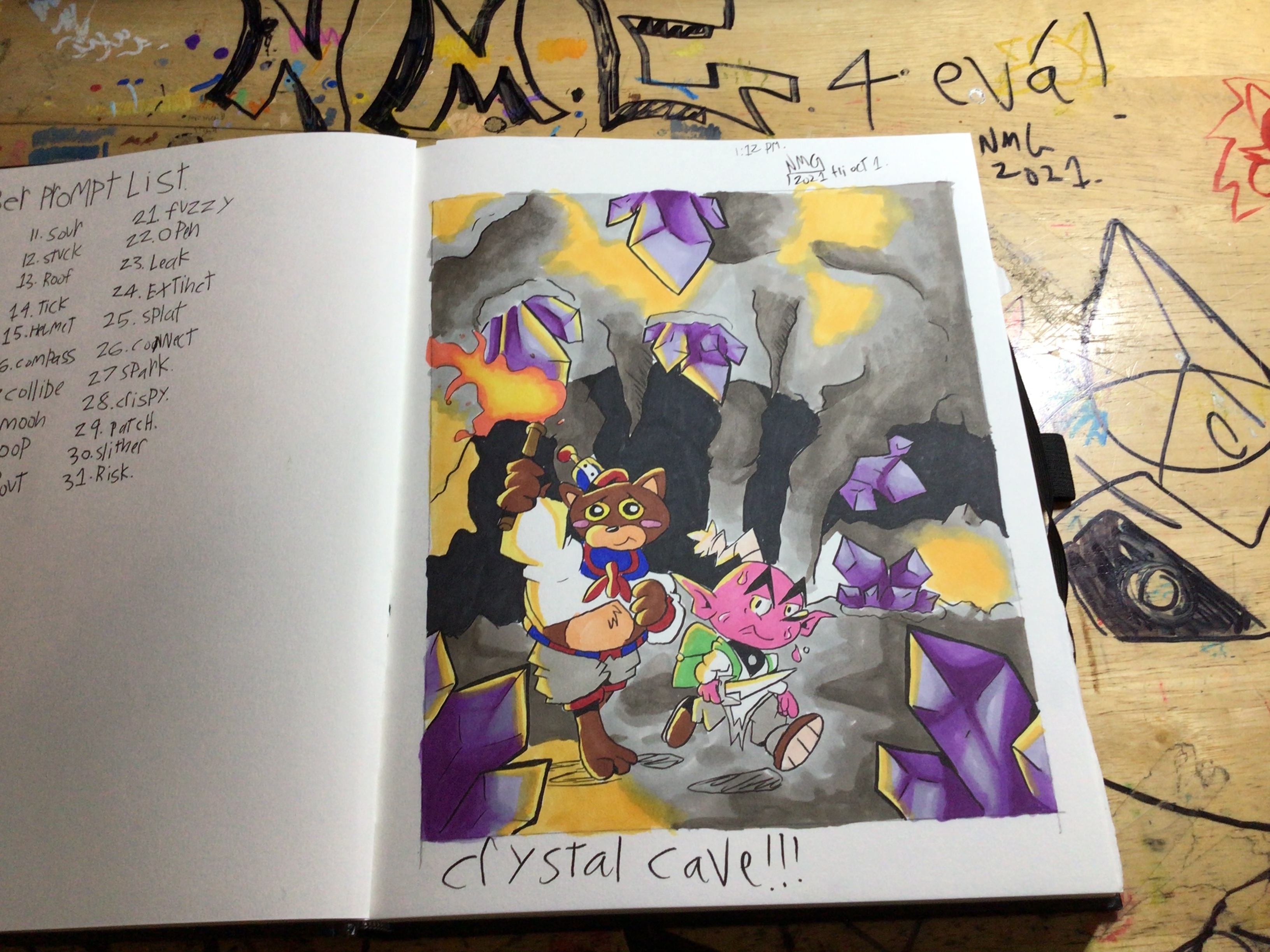 A Few Of My Inktober Drawing… There Not In Order.