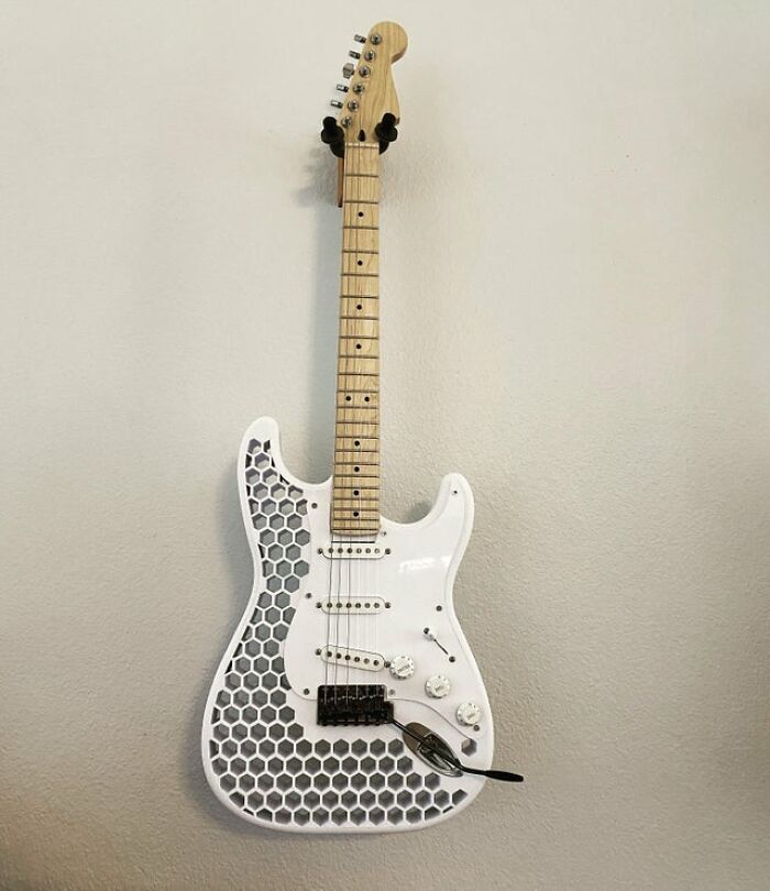 3D Printed Guitar Body Build