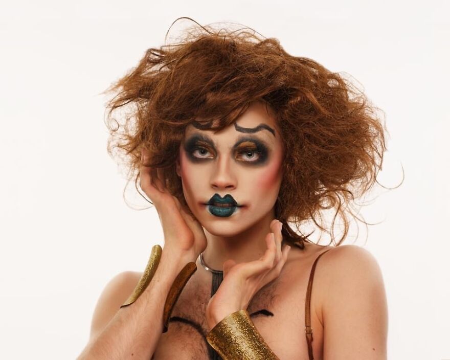 Drag Queen Image Wins First Place In UK Print Competition. Drag Queen Image Wins First Place In UK Print Competition.