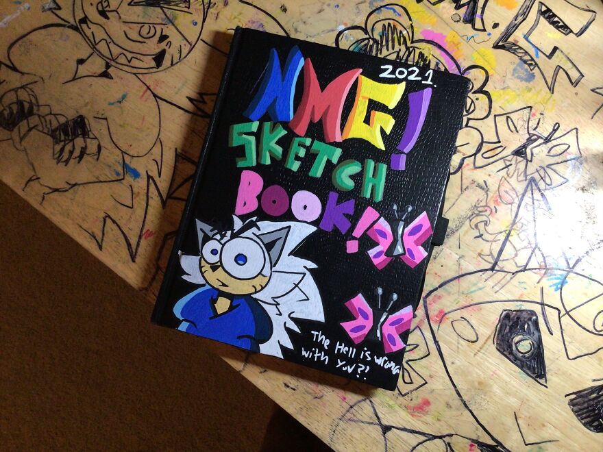 This Is A Custom Sketchbook!