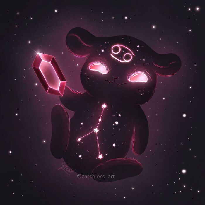I Create Cute Glowing Monsters From Outer Space (28 Pics)