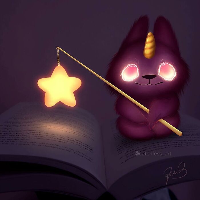 I Create Cute Glowing Monsters From Outer Space (28 Pics)