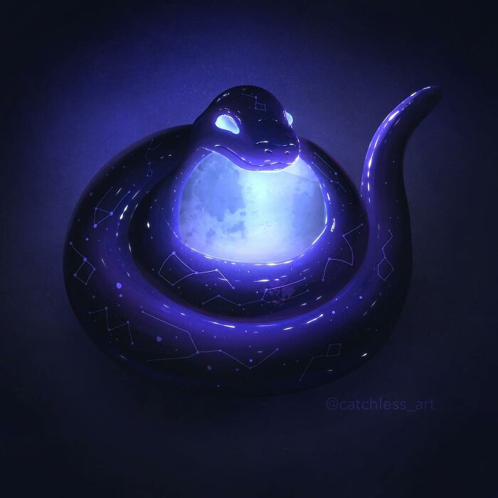 I Create Cute Glowing Monsters From Outer Space (28 Pics)