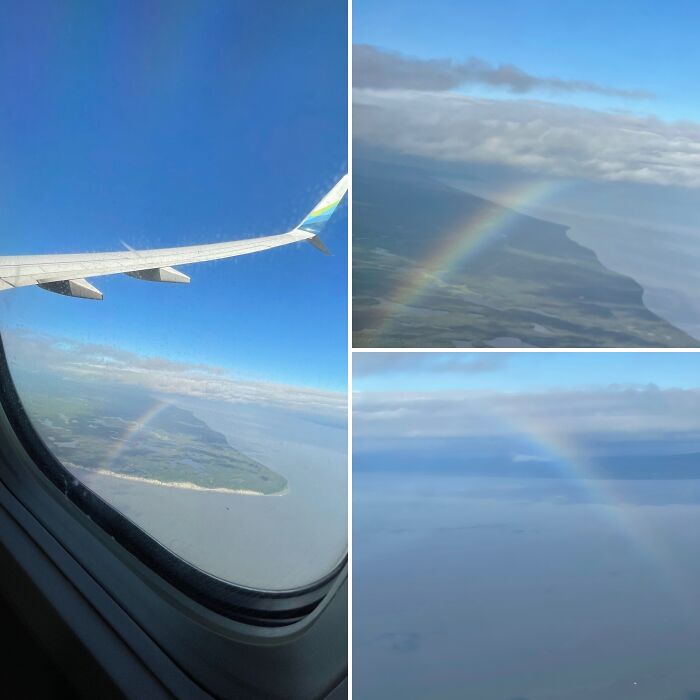 Airplane Rainbow (Captured While Flying Out Of Anchorage, Ak)