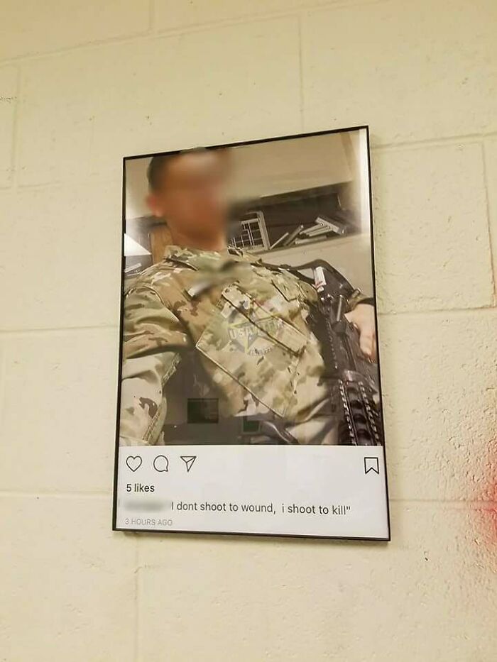 When You Are In An Aviation Unit And Post A Bad**s Pic To Your Ig, Your Unit Makes It A Poster And Hangs On The Wall