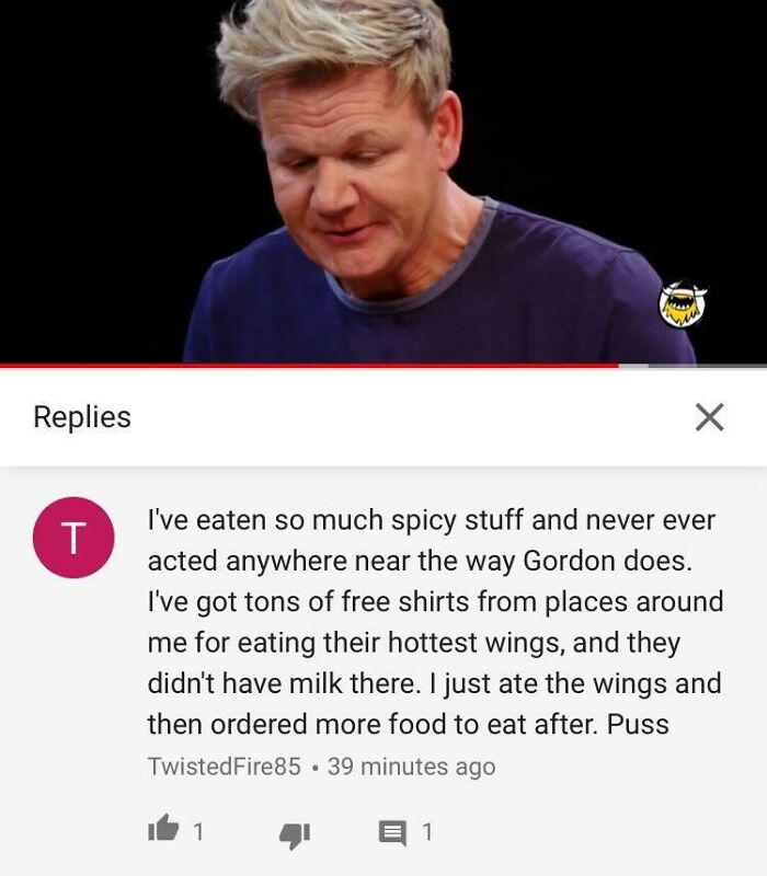 Bad**s Spotted Watching Gordon Ramsey Eat Wings