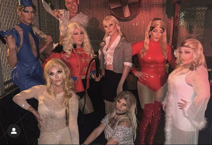 My Friends And I Did 8 Different Britney Spears In Drag For Halloween This Year