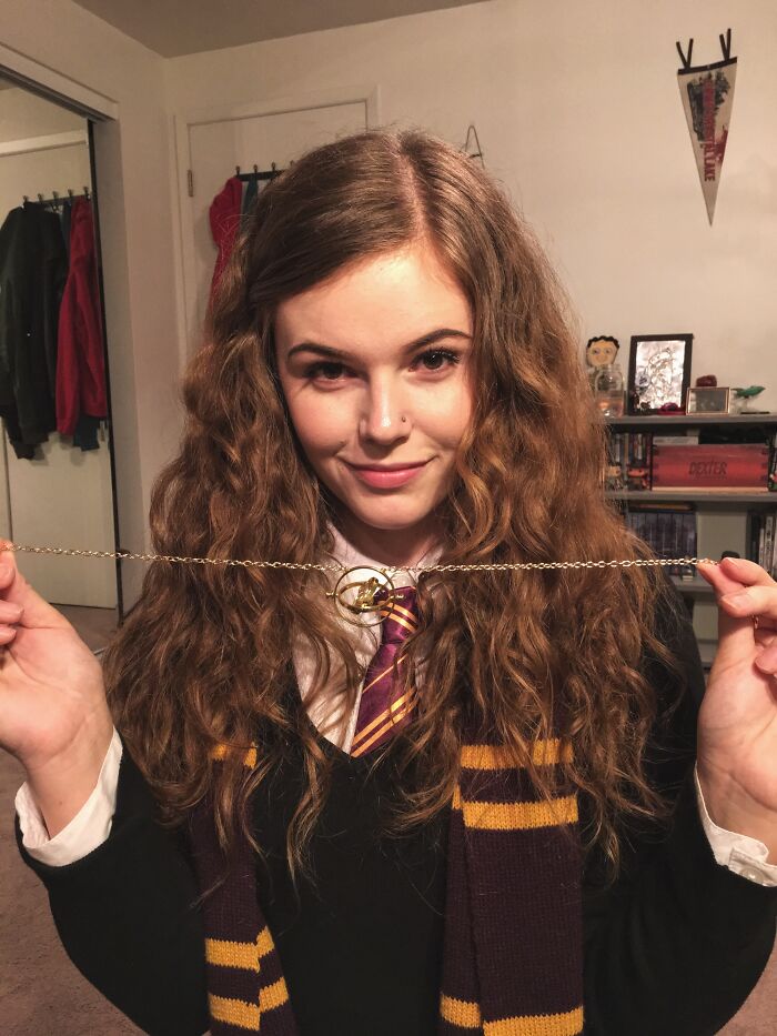 Last Minute Hermione Granger Costume, Since I Already Happen To Have The Hair And Props And All