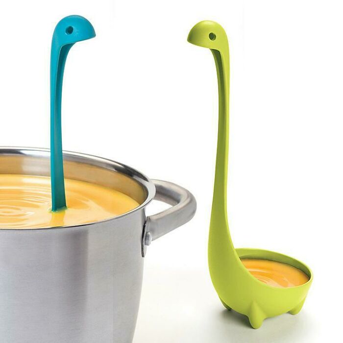 These Loch Ness Monster Soup Ladles