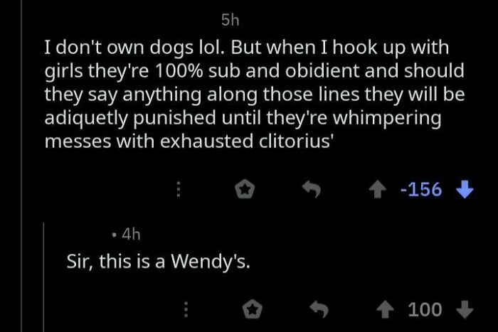 On A Post About Dogs