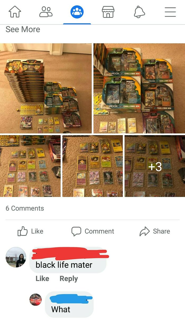 On A Sales Post For Pokemon Cards