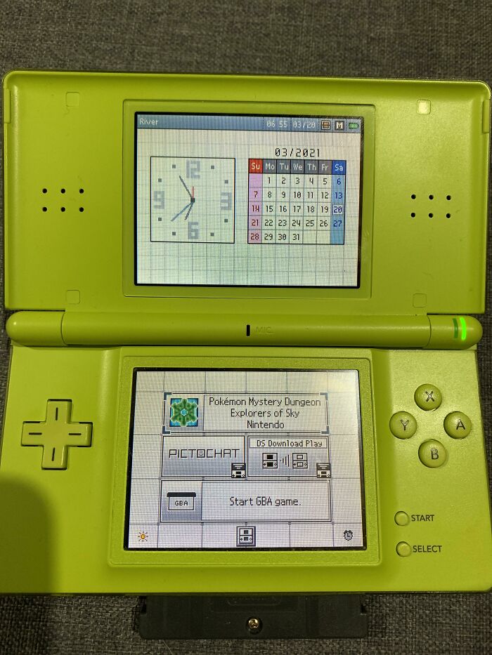 Nintendo DS Homescreen
