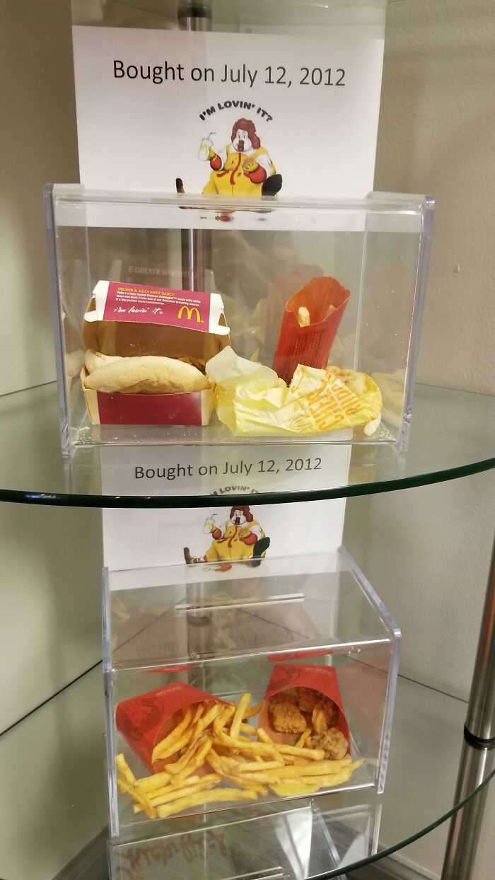 7 Year Old Fast Food. Noticed At A Doctor's Office Today