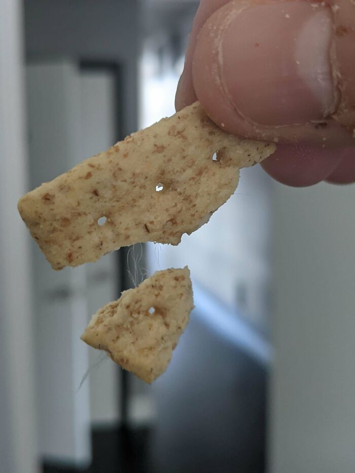 What Are These Strands/Threads Coming Out Of My Crackers?