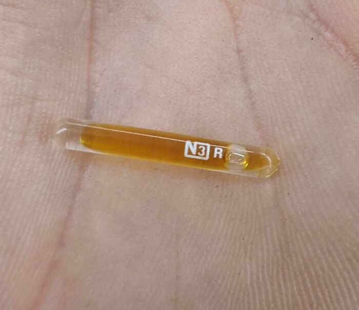 Mysterious Vial With Amber Fluid Found Inside Grocery Store. Small As A Pill?