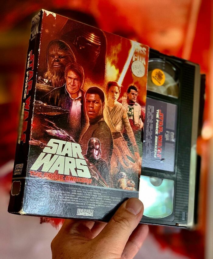 The Force Awakens Vintage VHS Tape- Courtesy Of VCRworld