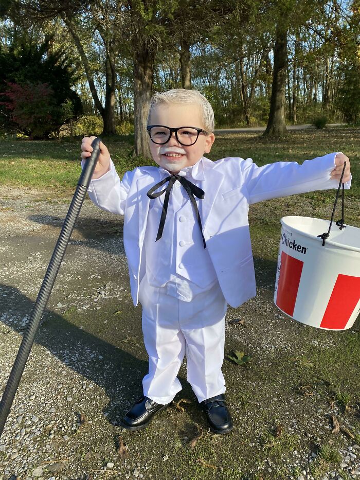My 2-Year-Old As The Colonel