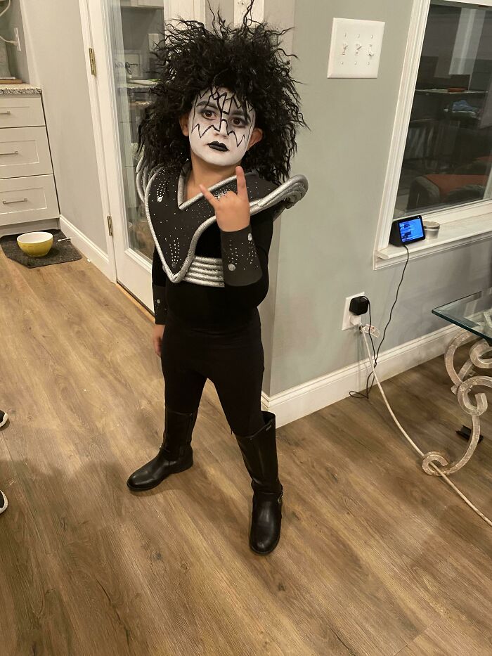 My 5-Year-Old Wanted To Be Ace Frehley For Halloween