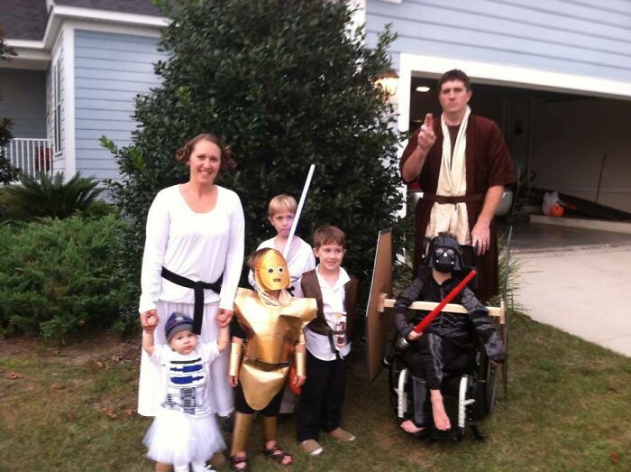 I Love How My Friend's Family Always Does A Great Job Of Incorporating Their Son's Wheelchair Into His Costume. This Year Was Their Best Job Yet