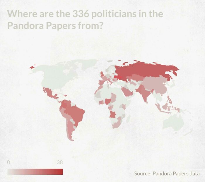Where Are The 336 Politicians In The Pandora Papers From?