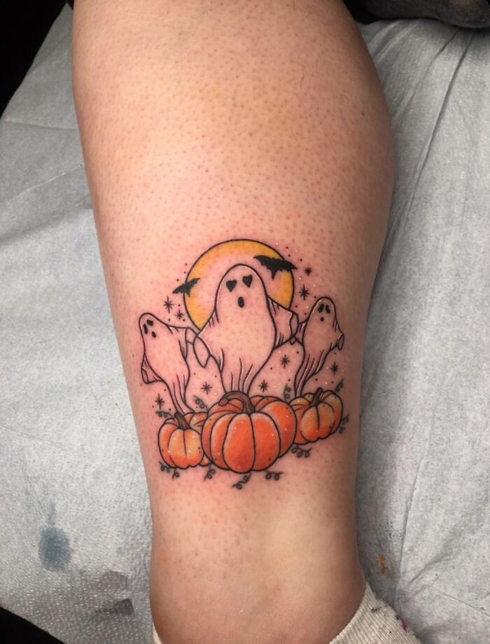 Spooky Halloween Tattoo